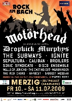 Rock am Bach - Festival - Das Rock am Bach 2009 Line-Up steht Rock am Bach - Festival - Das Rock am Bach 2009 Line-Up steht