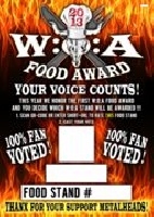 Wacken Open Air - W:O:A Food Award 2013 - die Sieger